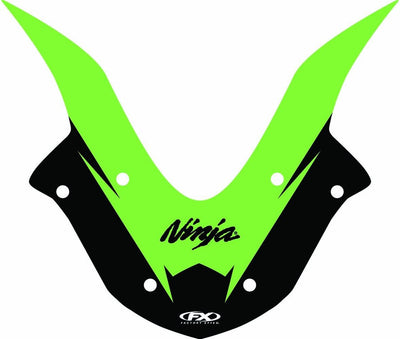 Factory Effex EV-R Series Green Windscreen Graphic Kit#mpn_17-93124