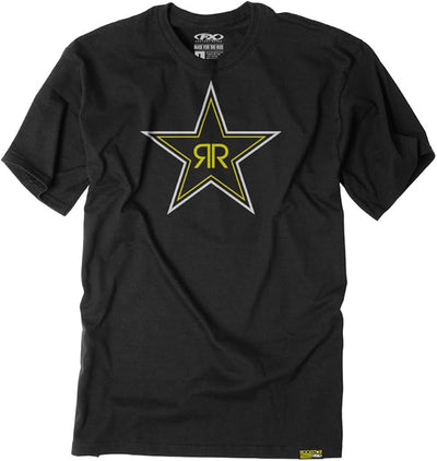 Factory Effex Unisex-Adult Rockstar Blackstar T-Shirt (Black, X-Large)#mpn_21-87626