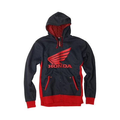 Factory Effex Apparel Zip-Up Hoodies Zip-Hoody Hon Black/Red Medium#mpn_15-88350