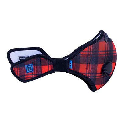 Rz Mask 24.95 M2 Nylon Mask - Red Plaid Large #25417
