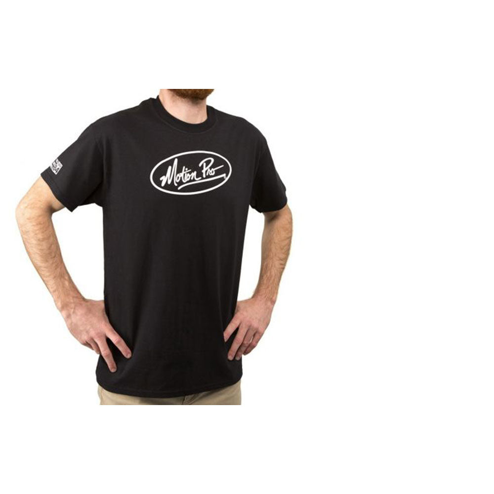 Motion Pro 20-0330 Crew Tee - Black Medium #20-0330