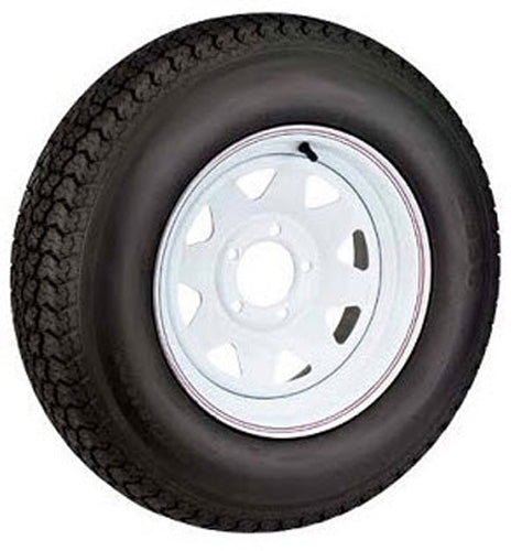 American Tire 3S440 Pneumatic Tire St205/75Dx14(C) - White #3S440