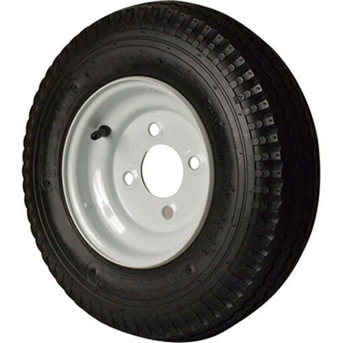 American Tire 30130 Load Star Tire and Wheel Assembly - 4 Hole Galvanized #30130