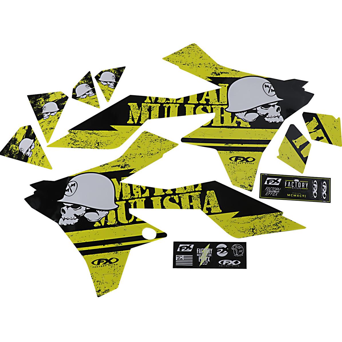 METAL MULISHA SHROUD/AIRBOX GRAPHIC KIT SUZUKI RMZ250, RMZ450#mpn_23-11432