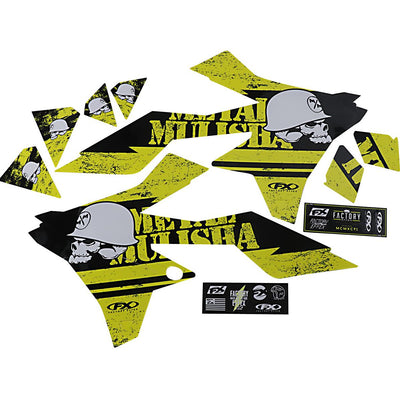 METAL MULISHA SHROUD/AIRBOX GRAPHIC KIT SUZUKI RMZ250, RMZ450#mpn_23-11432