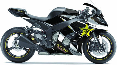 Factory Effex Rockstar Series Yellow Star Complete Street Bike#mpn_16-15116-RS