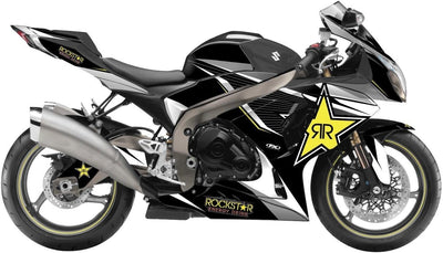Factory Effex Rockstar Ser. Yellow Star Complete Street Bike Graphic#mpn_16-15420-RS