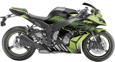 Factory Effex EV-X Series Green Complete Street Bike Graphic Kit#mpn_15-15122-A