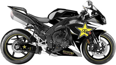 Factory Effex Rockstar Ser. Yellow Star Complete Street Bike Graphic#mpn_16-15220-RS
