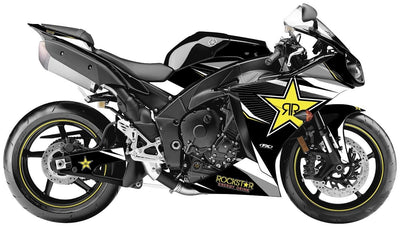 Factory Effex Rockstar Ser. Yellow Star Complete Street Bike Graphic#mpn_16-15222-RS