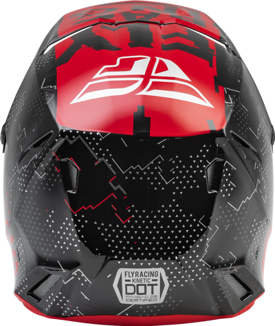 YOUTH KINETIC SCAN HELMET BLACK/RED YL#mpn_F73-3490YL