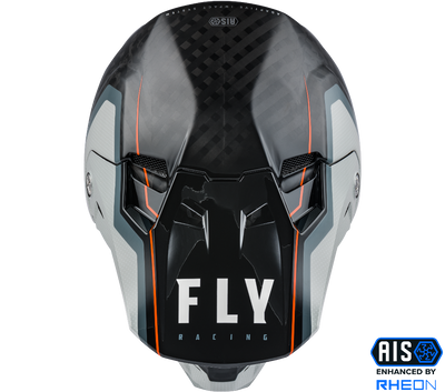 FORMULA CARBON AXON HELMET BLACK/GREY/ORANGE MD#mpn_73-4428M