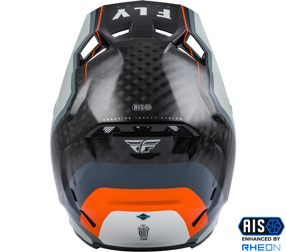 FORMULA CARBON AXON HELMET BLACK/GREY/ORANGE SM#mpn_73-4428S