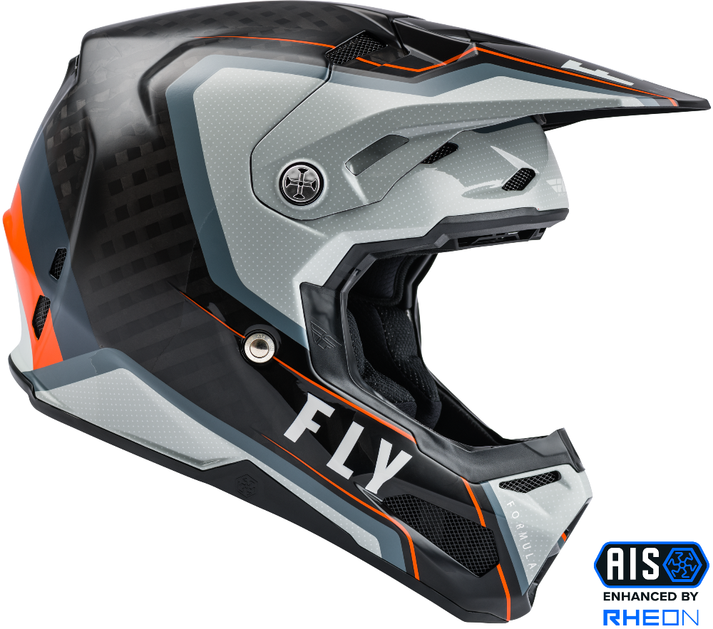 FORMULA CARBON AXON HELMET BLACK/GREY/ORANGE SM#mpn_73-4428S