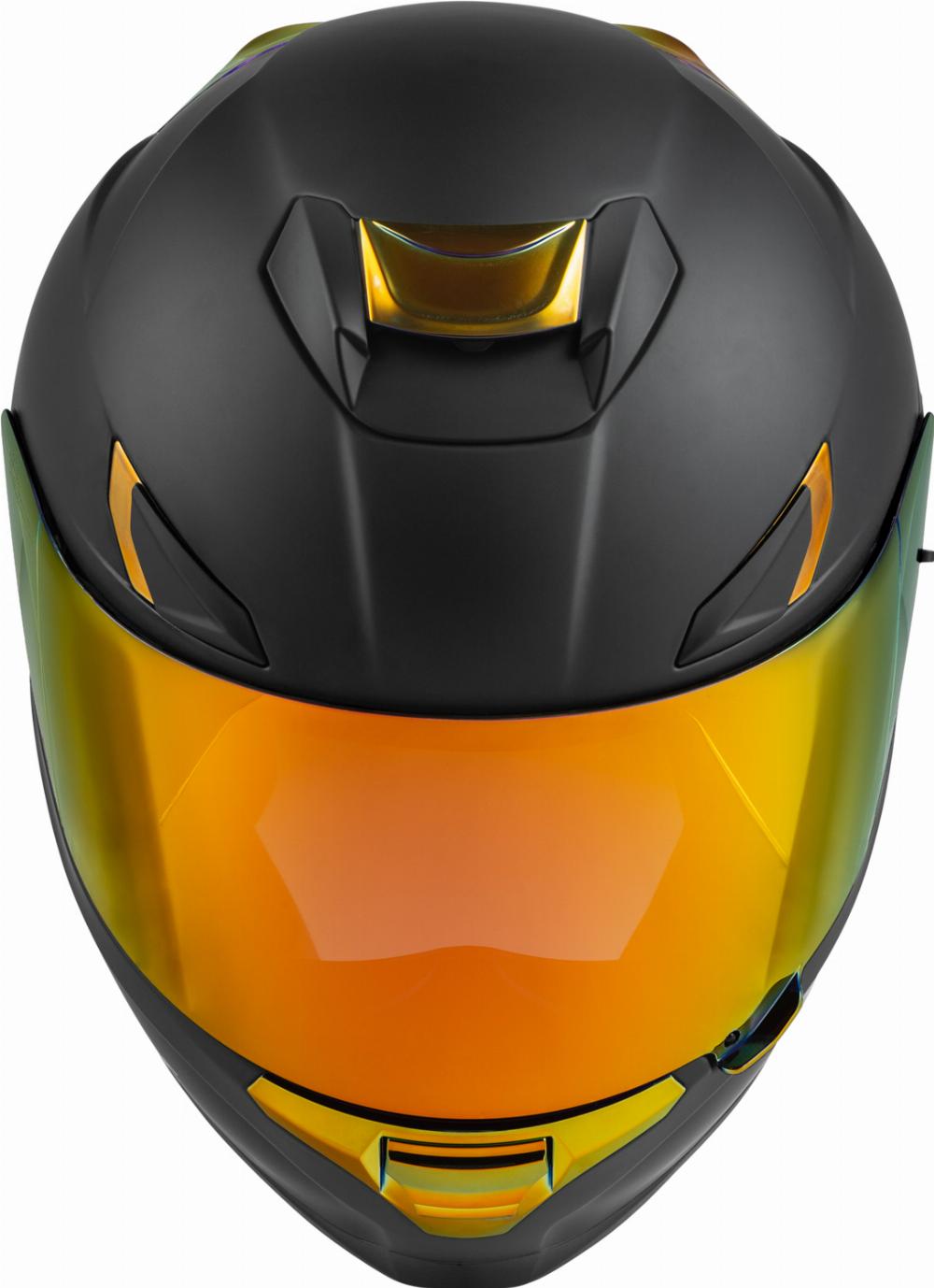 SENTINEL RECON HELMET MATTE BLACK/FIRE CHROME 2X#mpn_73-83952X