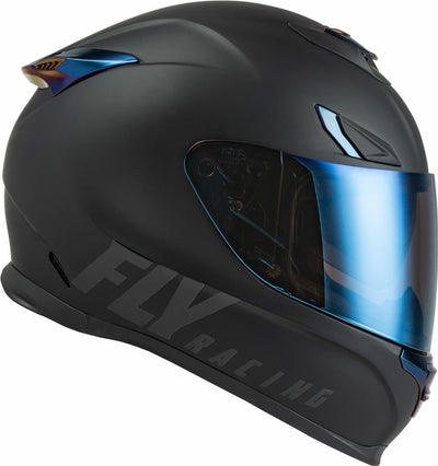 SENTINEL RECON HELMET MATTE BLACK/BLUE CHROME 2X#mpn_73-83962X