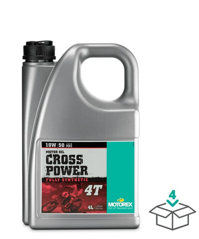 MOTOREX CROSS POWER 4T 10W50, 4 LITER#mpn_305692