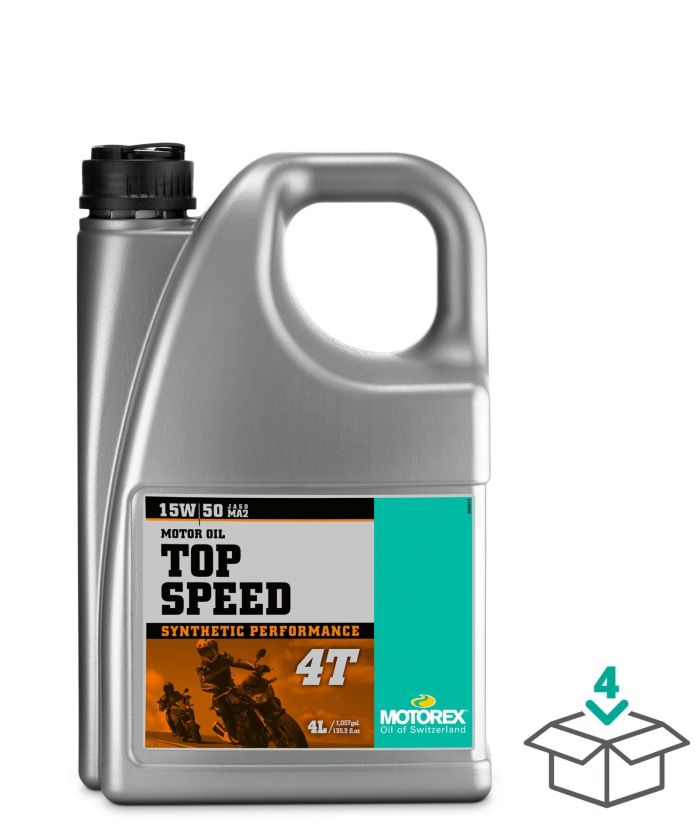 MOTOREX TOP SPEED 4T 15W50, 4 LITER#mpn_304975