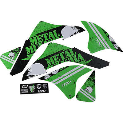 METAL MULISHA SHROUD/AIRBOX GRAPHIC KIT KAWASAKI KX450F 06-08#mpn_23-11124
