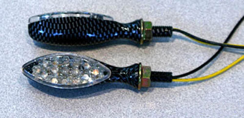 K&S 25-8911 Led Stalk Marker Light - Carbon Fiber #25-8911