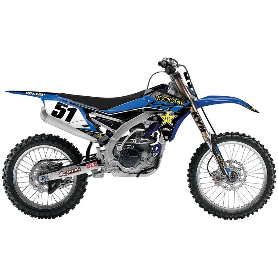ROCKSTAR COMPLETE SHROUD/TRIM/LOWER FORK GRAPHIC KIT YAMAHA#mpn_23-07228