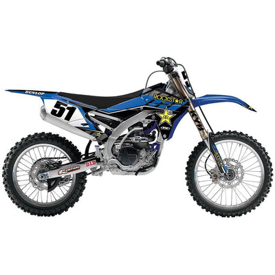 ROCKSTAR COMPLETE SHROUD/TRIM/LOWER FORK GRAPHIC KIT YAMAHA#mpn_23-07228