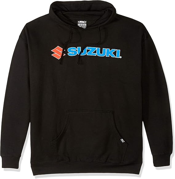 Factory Effex Suzuki Hooded Pull-Over Sweatshirt (Black, X-Large)#mpn_15-88404