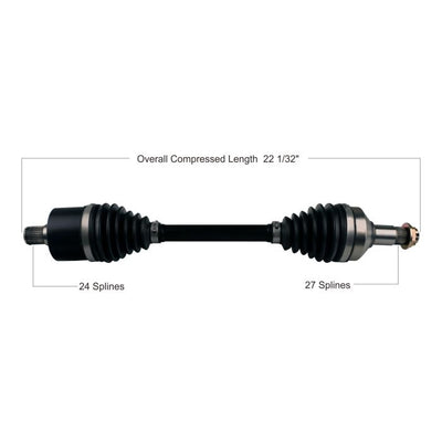 TYTANEUM HEAVY DUTY CV AXLE ARCTIC CAT REAR LEFT / RIGHT#mpn_813-0234