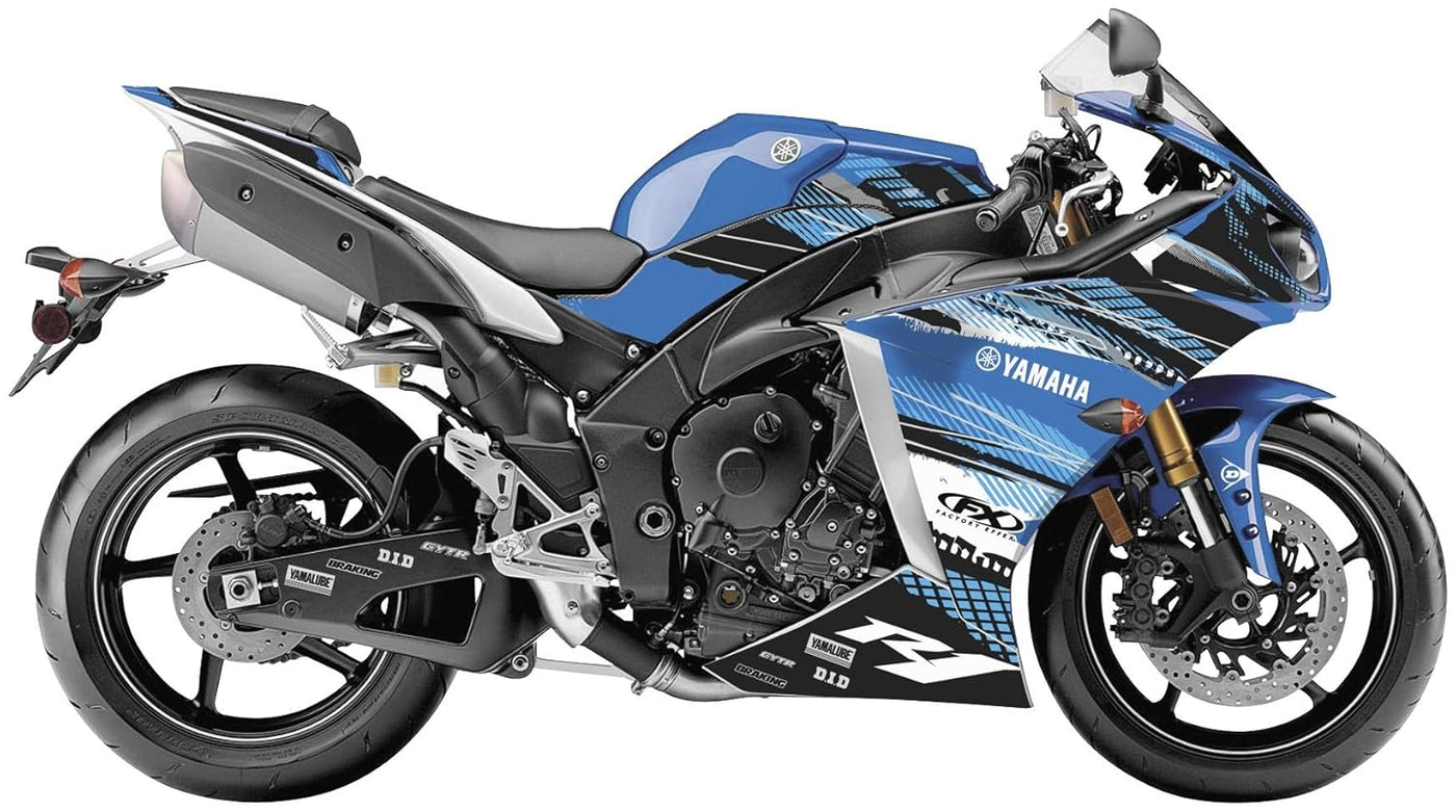 Factory Effex EV-X Series Blue Complete Street Bike Graphic Kit#mpn_15-15222-A