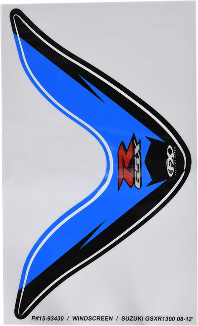 Factory Effex Windscreen Graphic Kit For Suzuki GSX-R1300 Hayabusa#mpn_15-93430