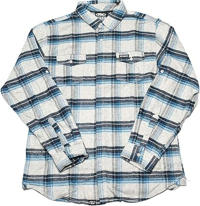 Factory Effex Yamaha 2.0 Flannel Shirt (X-Large, Blue/Grey)#mpn_22-85226