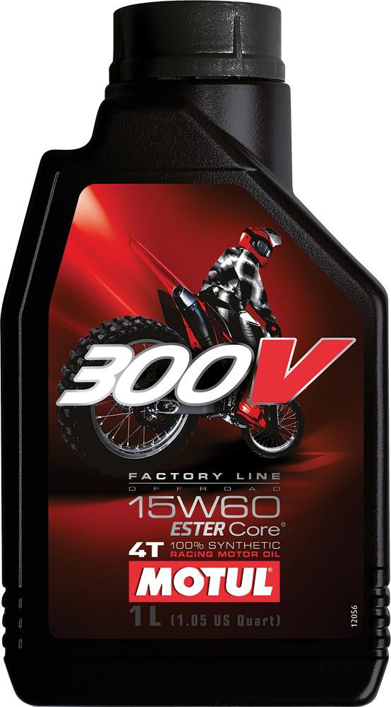 300V OFFROAD 4T COMPETITION SYNTHETIC OIL 15W60 LITER #104137