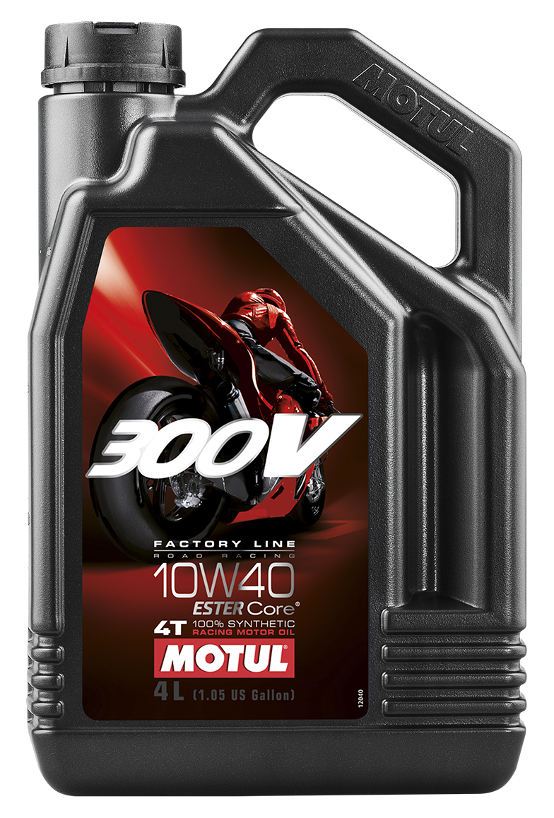 300V 4T COMPETITION SYNTHETIC OIL 10W40 4-LITER #104121