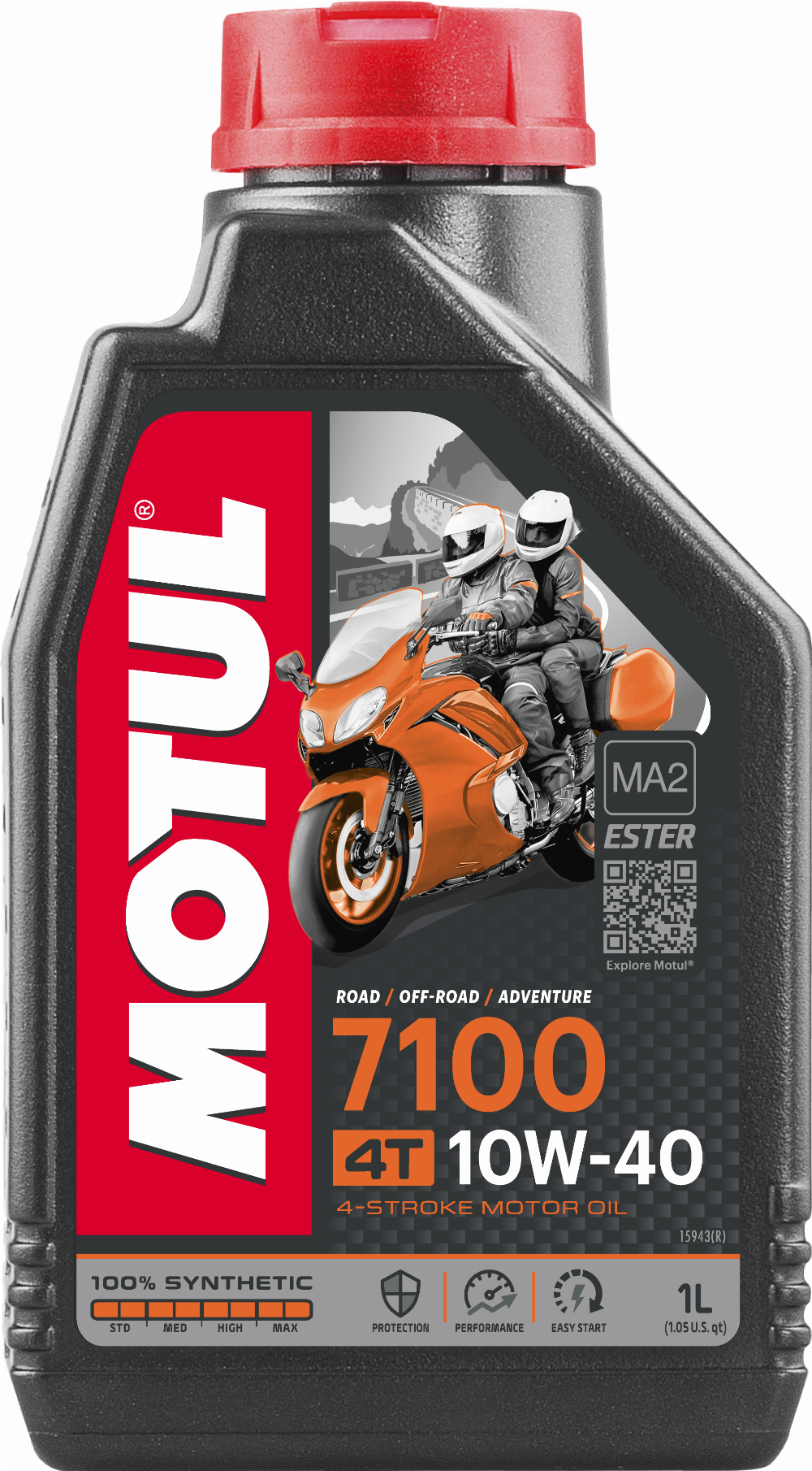 7100 SYNTHETIC OIL 10W40 LITER #104091