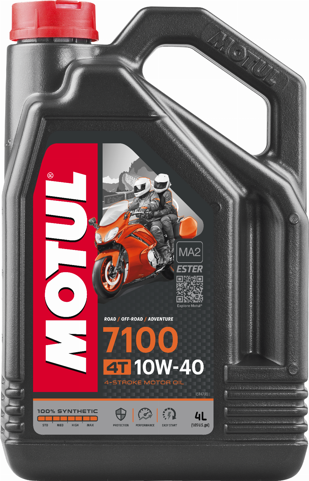 7100 SYNTHETIC OIL 10W40 4-LITER #104092