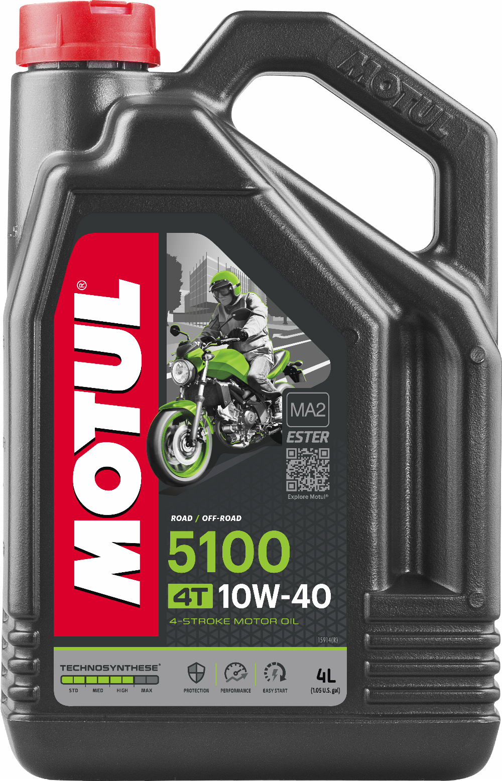 5100 ESTER/SYNTHETIC ENGINE OIL 10W40 4 LT #104068