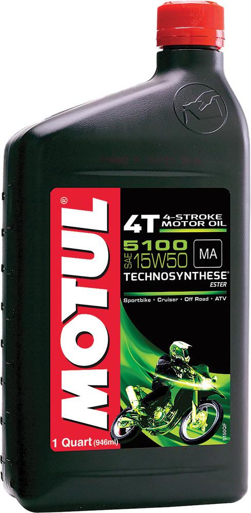 5100 ESTER/SYNTHETIC ENGINE OIL 15W-50 1QT #108090