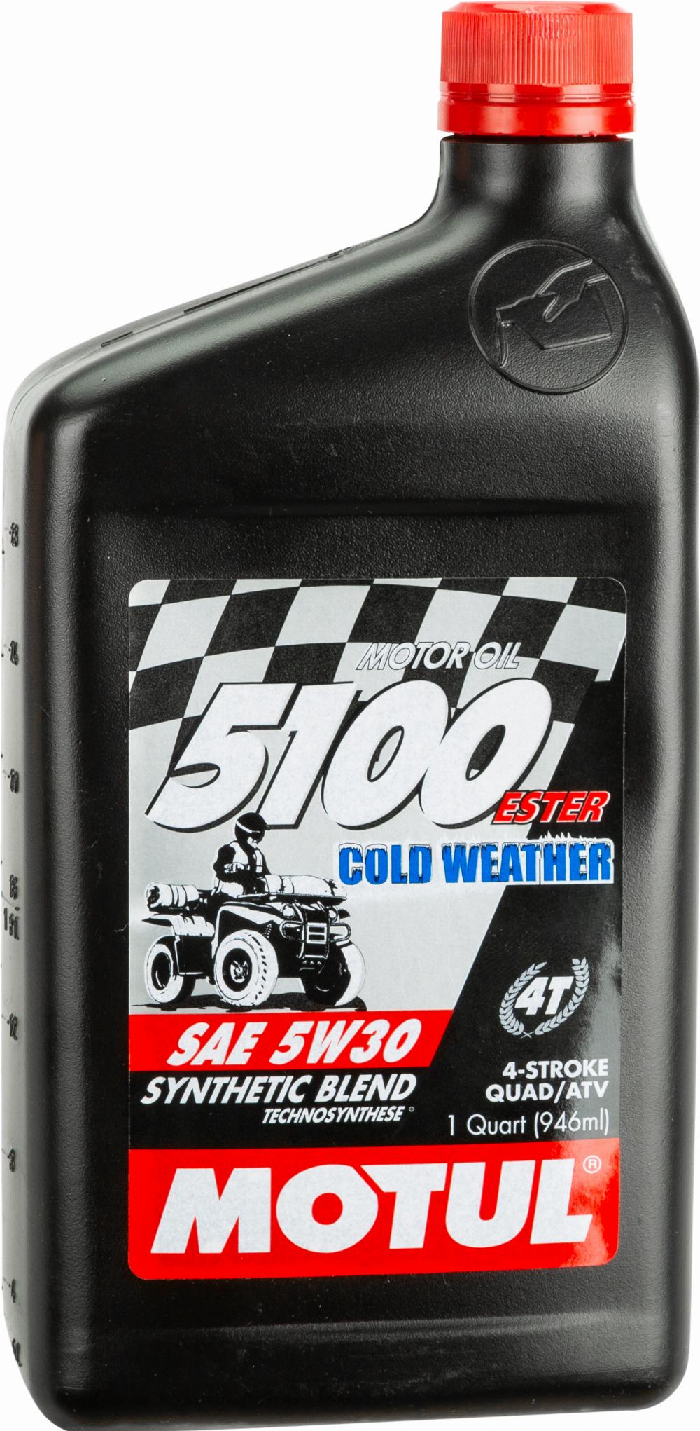 5100 ESTER/SYNTHETIC ENGINE OIL 5W30 1QT #108083