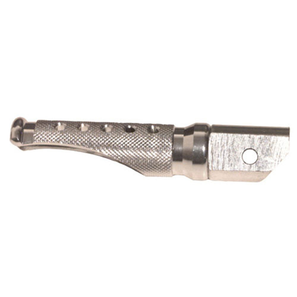 Emgo 50-11221A Aluminium Front Foot Peg Slash Cut - Silver #50-11221A