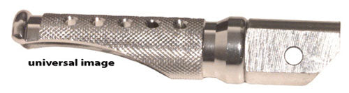 Emgo 50-11311A Aluminium Rear Foot Peg Slash Out - Silver #50-11311A