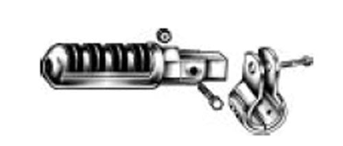 Emgo 50-70134 Buffalo Foot Peg - Clamp 1-1/4" #50-70134