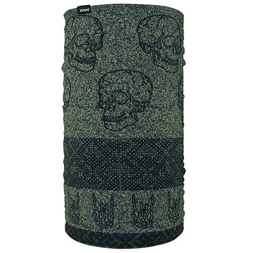 Balboa TF123 Motley Tube-Fleece Lined-Skull Fairisle #TF123