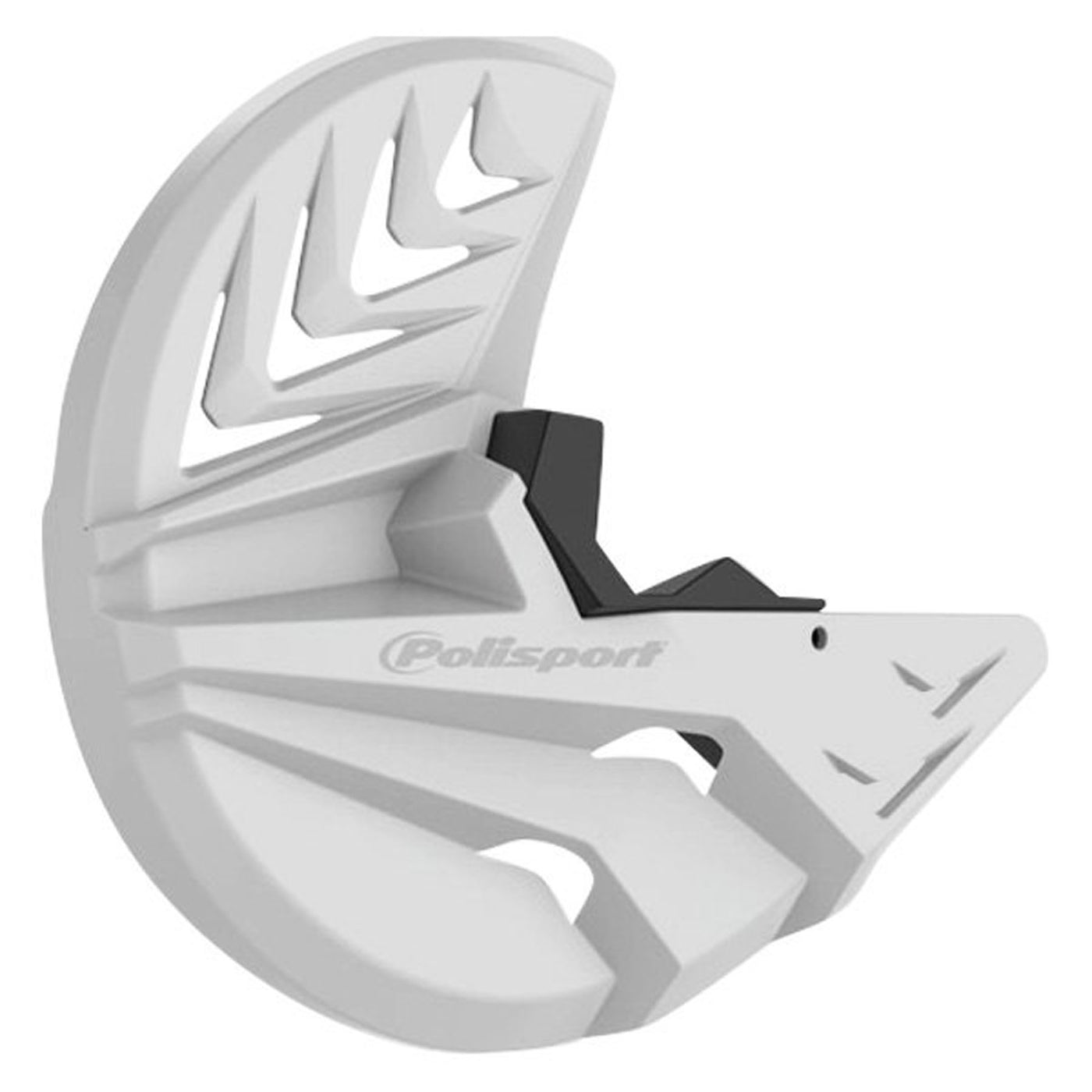 POLISPORT DISK & BOTTOM FORK PROTECTOR WHITE/BLACK#mpn_8151600002