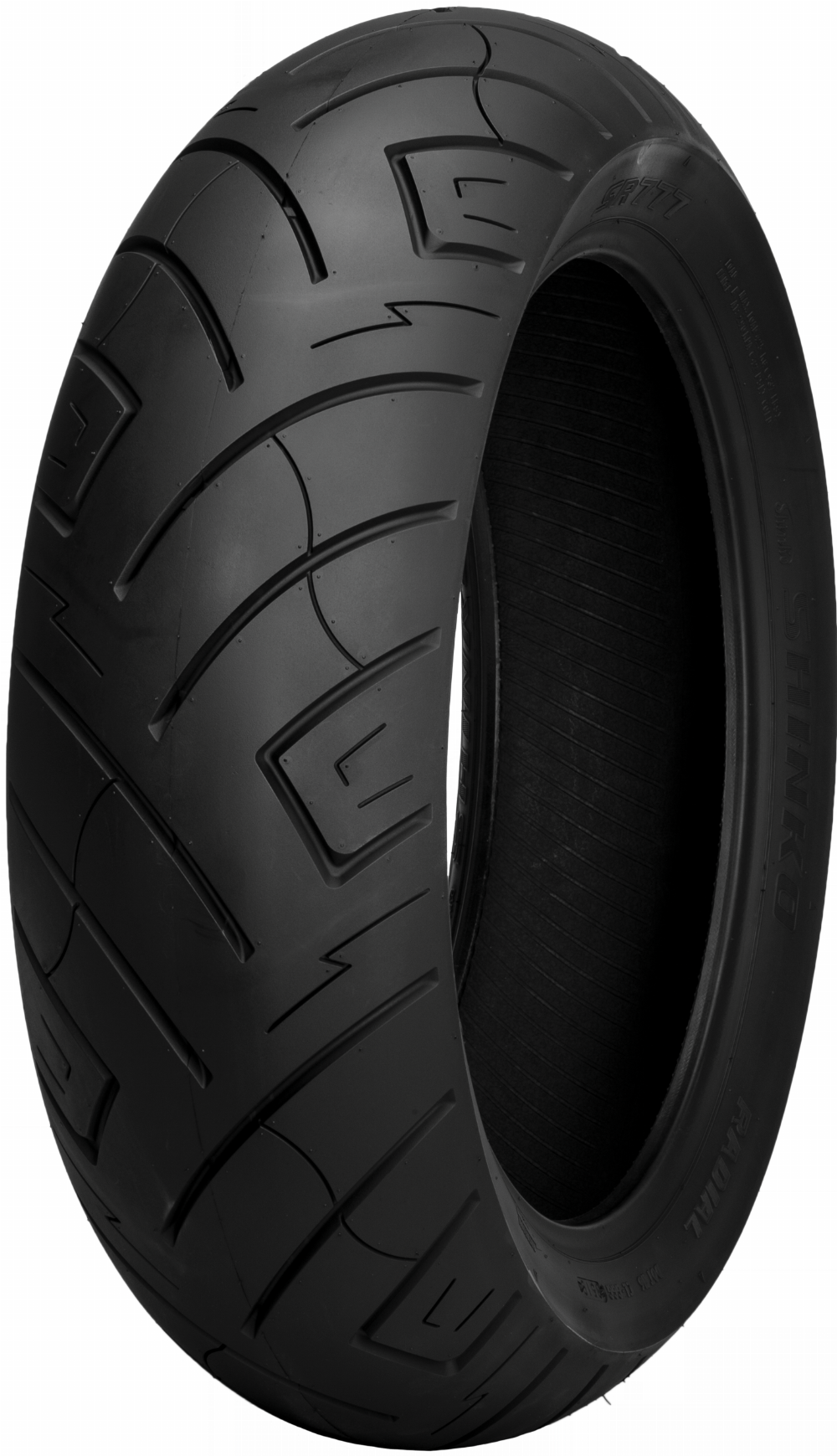 Shinko SR777 HD Black Wall Bias Tire #SS777HBBT-P