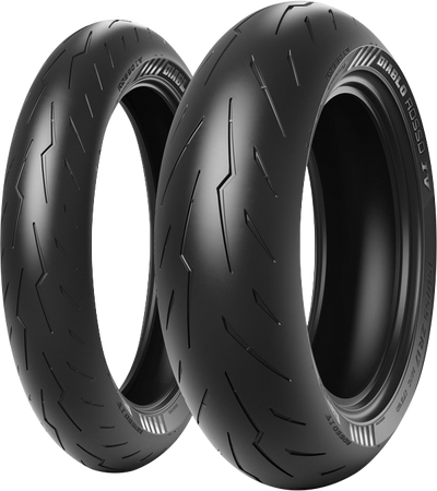 TIRE DIABLO ROSSO IV REAR 180/55ZR17 (73W) RADIAL#mpn_3979300