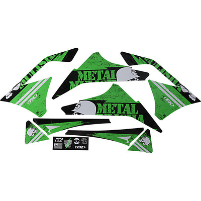 METAL MULISHA SHROUD/AIRBOX GRAPHIC KIT KAWASAKI KX250F 09-12#mpn_23-11126