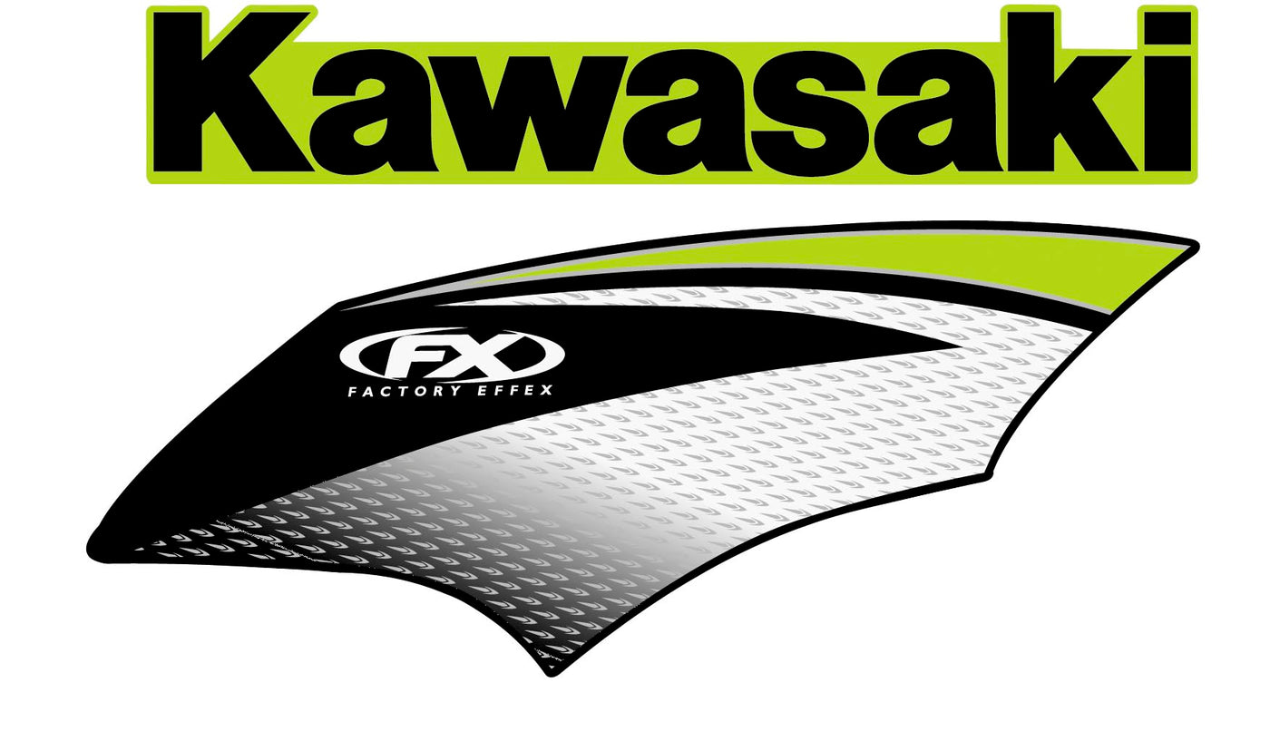 Factory Effex Kawasaki Factory Tank Shroud 2015#mpn_10-05128