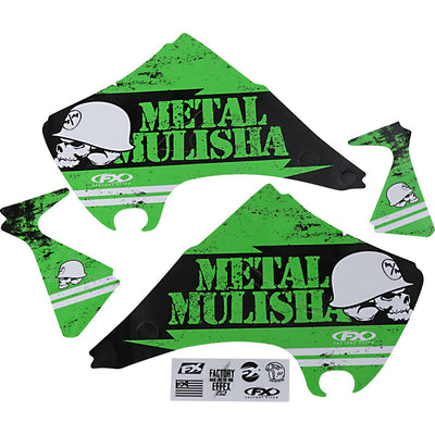 METAL MULISHA SHROUD/AIRBOX GRAPHIC KIT KAWASAKI KX125/250#mpn_23-11120