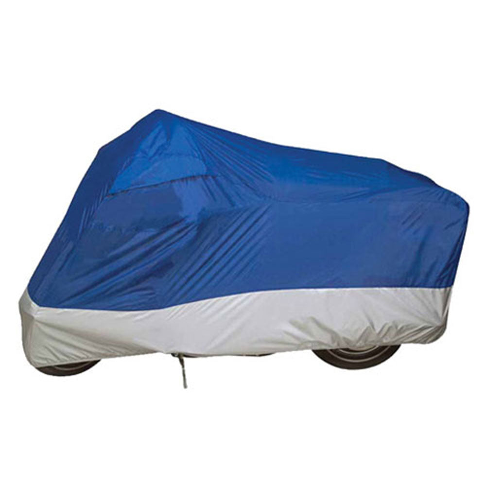 Dowco 26011-01 Motorcycle Cover X Large - Blue/Silver #26011-01