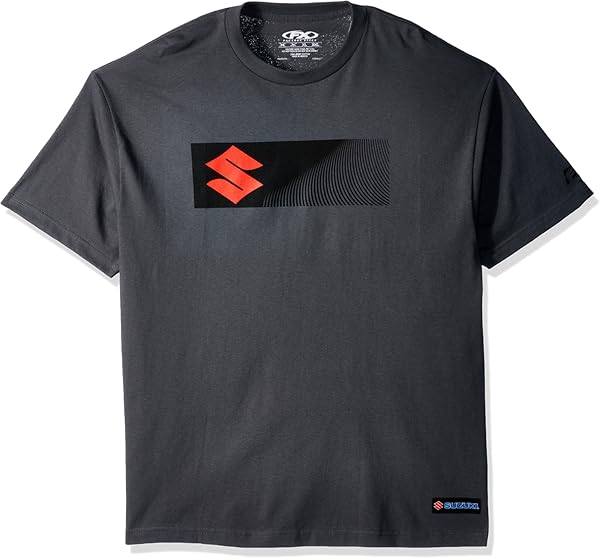 Factory Effex Suzuki S Bar T-Shirt (Charcoal, X-Large)#mpn_16-88424